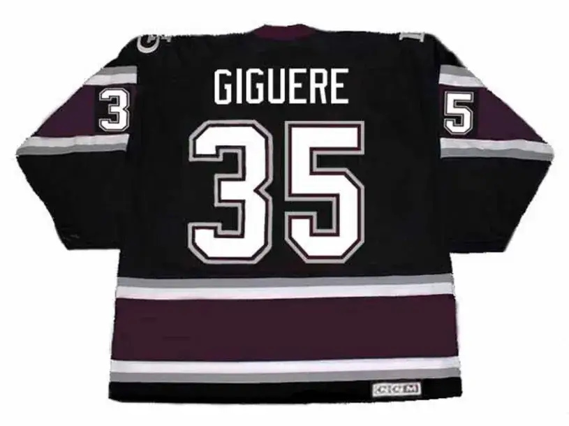 JEAN-SEBASTIEN GIGUERE Anaheim Mighty Ducks 2005 CCM Throwback NHL Jersey 