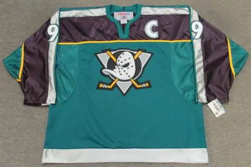 PAUL KARIYA Anaheim Mighty Ducks 1998 Alternate CCM Throwback NHL Jersey