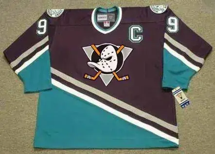 PAUL KARIYA Anaheim Mighty Ducks 2003 Away CCM NHL Throwback Hockey Jersey