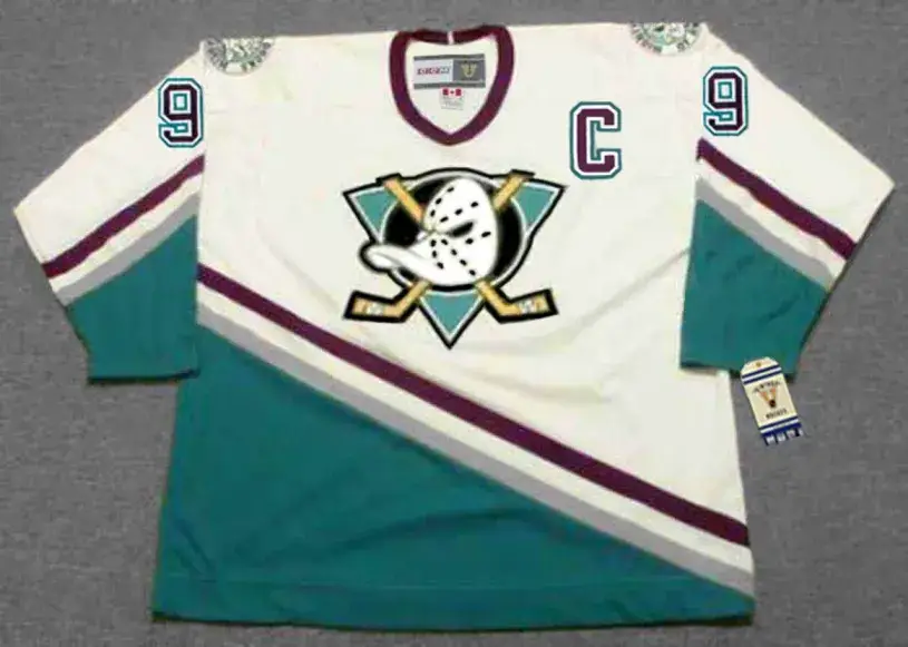 PAUL KARIYA Anaheim Mighty Ducks 2003 Home CCM NHL Throwback Hockey Jersey