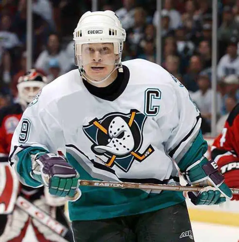 PAUL KARIYA Anaheim Mighty Ducks 2003 Home CCM NHL Throwback Hockey Jersey 