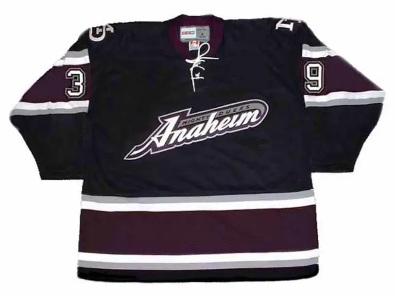 PETR SYKORA Anaheim Mighty Ducks 2005 CCM Throwback NHL Jersey