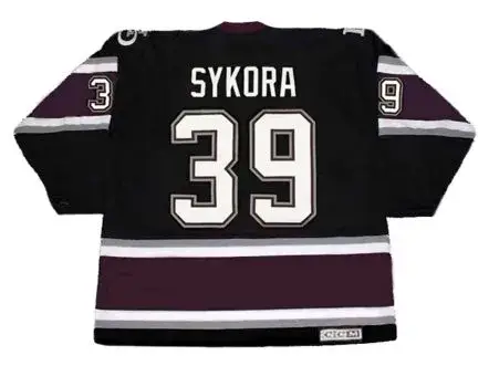 PETR SYKORA Anaheim Mighty Ducks 2005 CCM Throwback NHL Jersey 