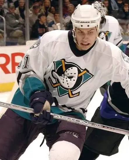RYAN GETZLAF Anaheim Mighty Ducks 2005 Away CCM NHL Vintage Throwback Jersey 