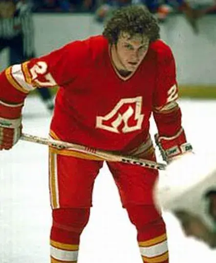 ERIC VAIL Atlanta Flames 1977 CCM Vintage Throwback Away NHL Hockey Jersey 