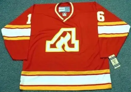 GUY CHOUINARD Atlanta Flames 1978 CCM Vintage Throwback Away NHL Hockey Jersey