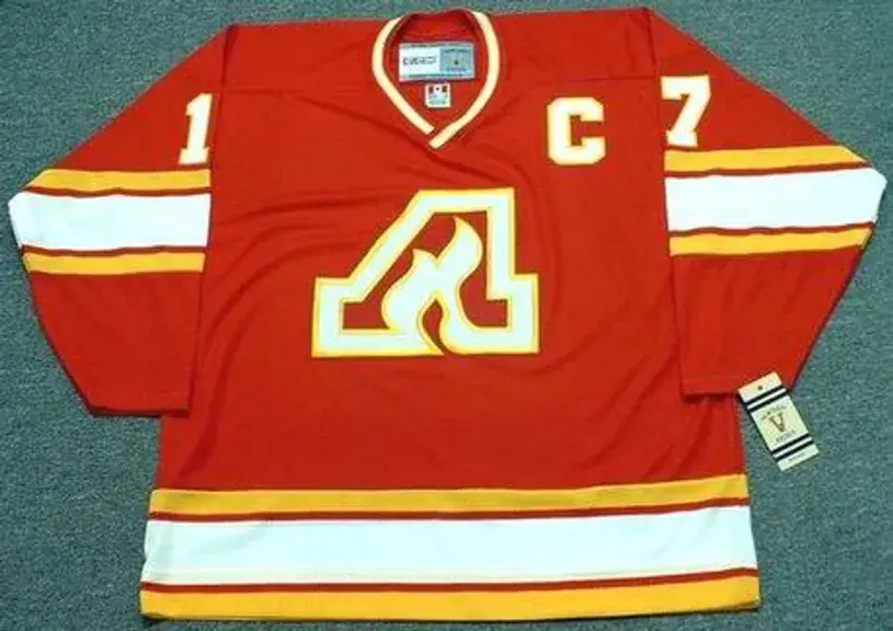 ILYA KOVALCHUK Atlanta Flames 1970’s CCM Vintage Throwback NHL Hockey Jersey