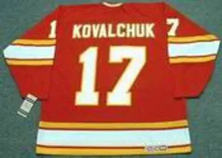 ILYA KOVALCHUK Atlanta Flames 1970’s CCM Vintage Throwback NHL Hockey Jersey 