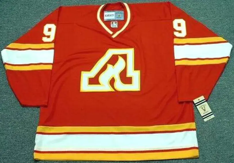 JEAN PRONOVOST Atlanta Flames 1979 CCM Vintage Throwback NHL Hockey Jersey