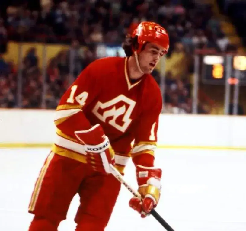 KENT NILSSON Atlanta Flames 1979 CCM Vintage Throwback NHL Hockey Jersey 