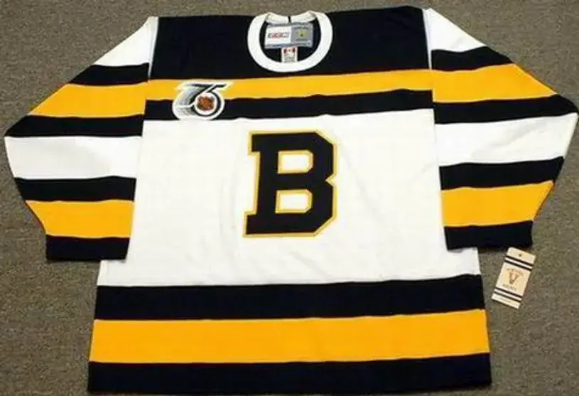 ADAM OATES Boston Bruins 1992 CCM Throwback NHL Hockey Jersey