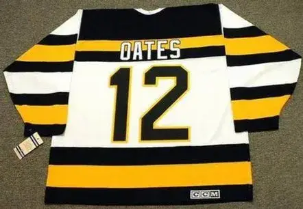 ADAM OATES Boston Bruins 1992 CCM Throwback NHL Hockey Jersey 