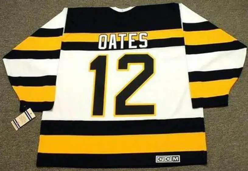 ADAM OATES Boston Bruins 1992 CCM Throwback NHL Hockey Jersey 