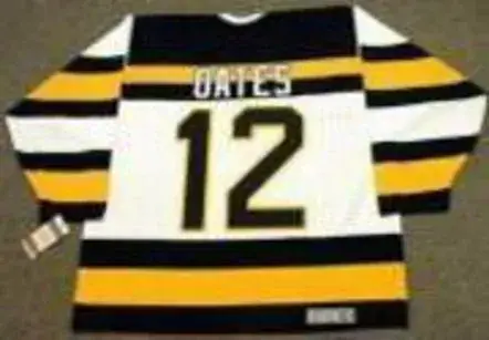 ADAM OATES Boston Bruins 1992 CCM Throwback NHL Hockey Jersey 