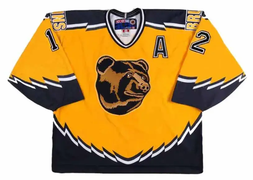 ADAM OATES Boston Bruins 1996 Alternate CCM Throwback NHL Hockey Jersey