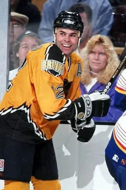 ADAM OATES Boston Bruins 1996 Alternate CCM Throwback NHL Hockey Jersey 