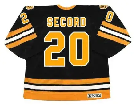 AL SECORD Boston Bruins 1979 Away CCM Vintage Throwback Hockey Jersey 