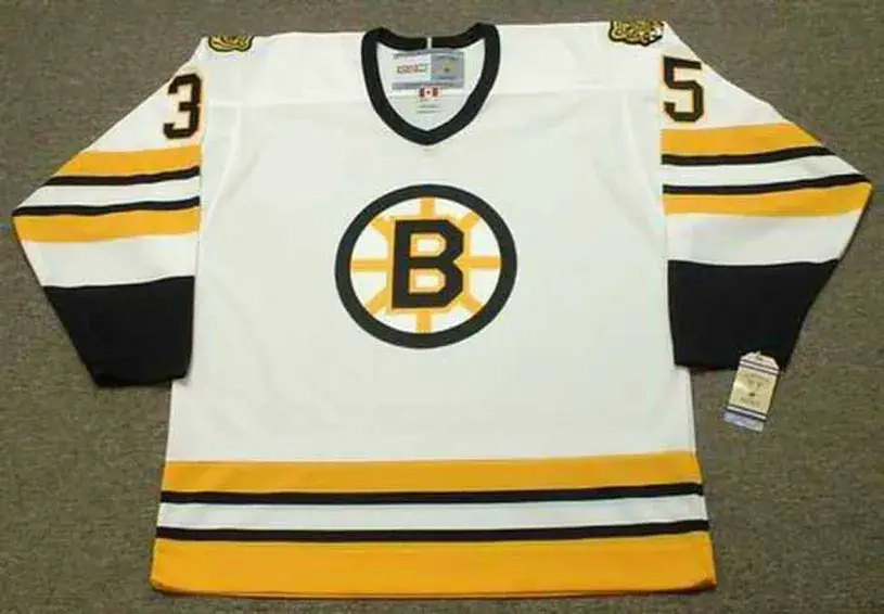 ANDY MOOG Boston Bruins 1990 Home CCM Throwback NHL Hockey Jersey