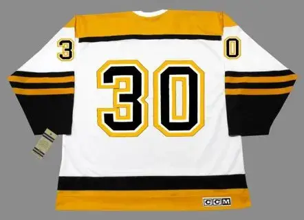 BERNIE PARENT Boston Bruins 1966 Away CCM Throwback NHL Hockey Jersey 