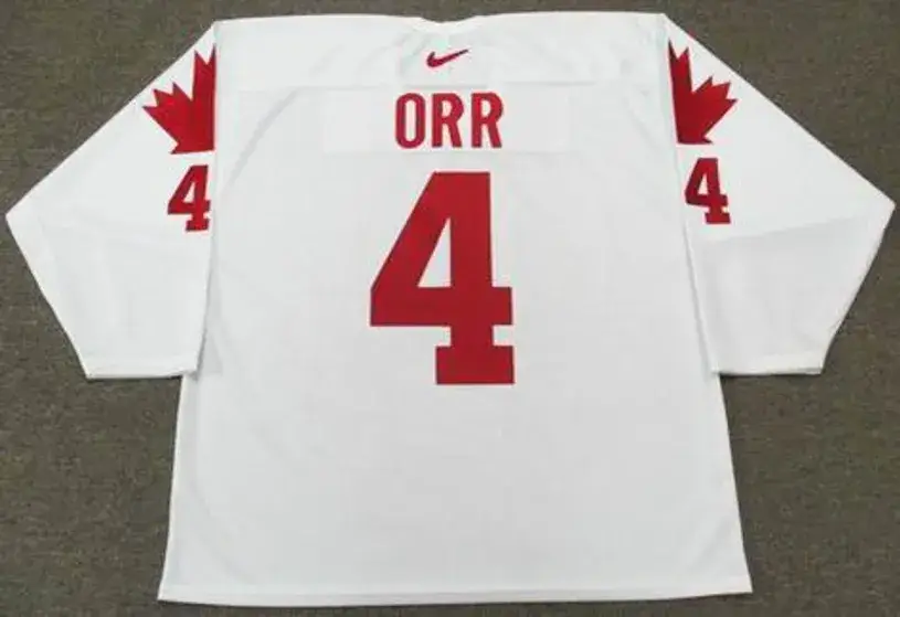 BOBBY ORR 1976 Team Canada Nike Throwback Hockey Jersey 