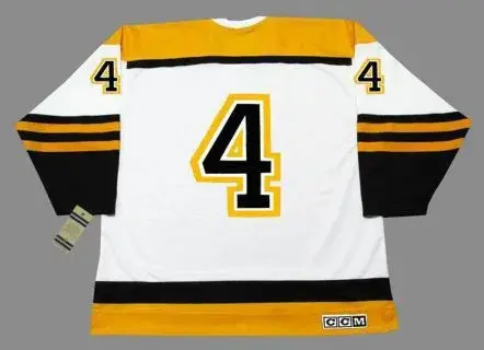 BOBBY ORR Boston Bruins 1966 Away CCM Throwback NHL Hockey Jersey