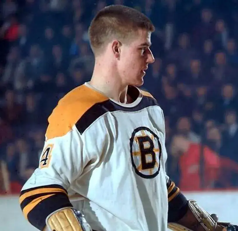 BOBBY ORR Boston Bruins 1966 Away CCM Throwback NHL Hockey Jersey 
