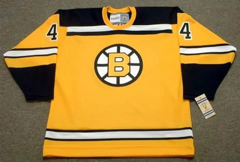 BOBBY ORR Boston Bruins 1966 Home CCM NHL Vintage Throwback Jersey