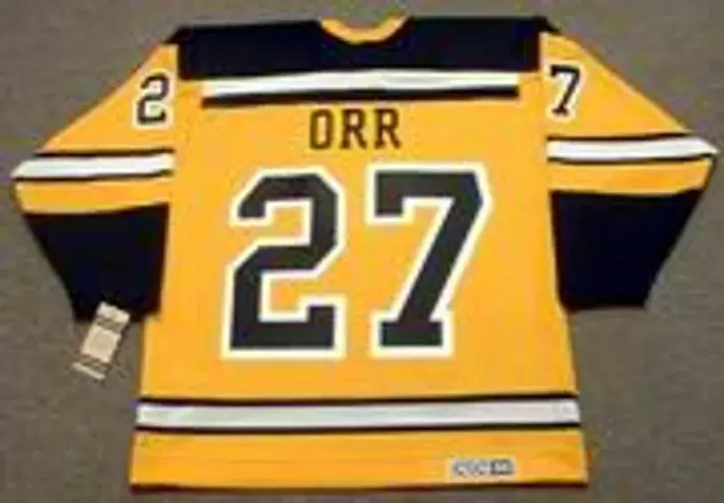 BOBBY ORR Boston Bruins 1966 Home CCM Throwback NHL Hockey Jersey 