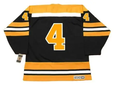 BOBBY ORR Boston Bruins 1970 Away CCM Throwback NHL Hockey Jersey 