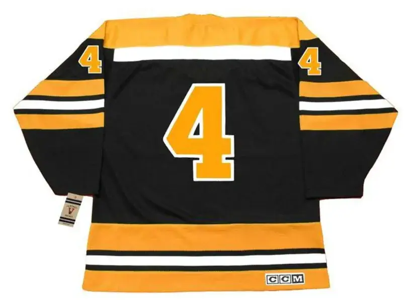 BOBBY ORR Boston Bruins 1970 Away CCM Throwback NHL Hockey Jersey 