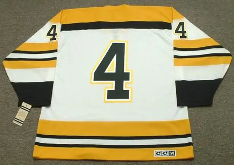 BOBBY ORR Boston Bruins 1972 Home CCM Throwback NHL Hockey Jersey 