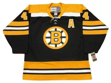 BOBBY ORR Boston Bruins 1974 Away CCM Throwback NHL Hockey Jersey