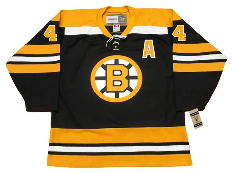BOBBY ORR Boston Bruins 1974 Away CCM Throwback NHL Hockey Jersey