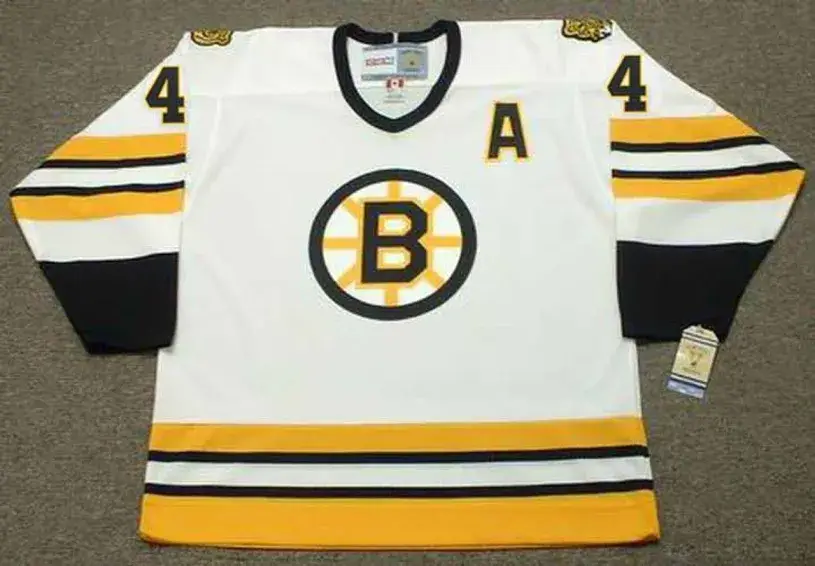 BOBBY ORR Boston Bruins 1975 CCM Vintage Throwback Home NHL Hockey Jersey