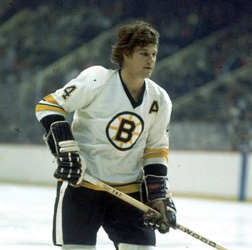 BOBBY ORR Boston Bruins 1975 CCM Vintage Throwback Home NHL Hockey Jersey 