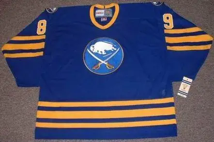 ALEXANDER MOGILNY Buffalo Sabres 1992 Away CCM Vintage NHL Throwback Jersey