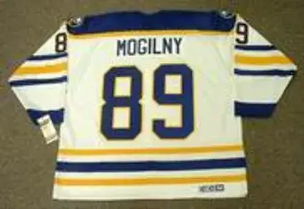 ALEXANDER MOGILNY Buffalo Sabres 1992 Home CCM Vintage NHL Throwback Jersey 