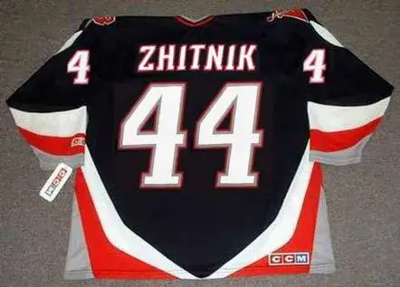 ALEXEI ZHITNIK Buffalo Sabres 2003 CCM Vintage NHL Throwback Jersey 