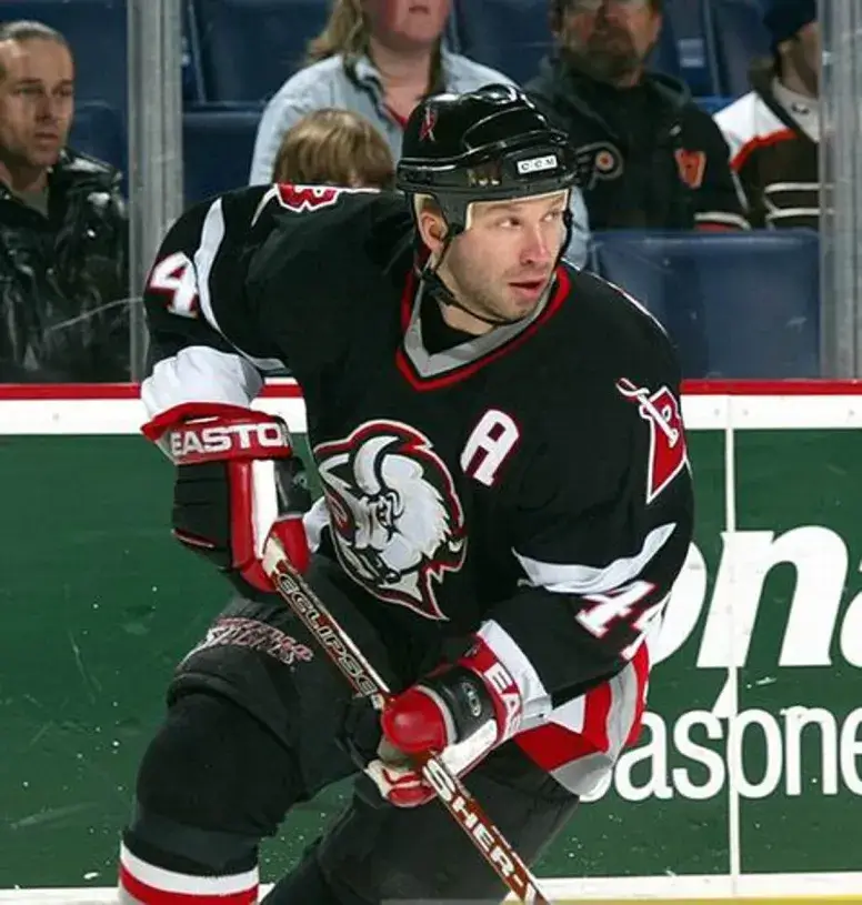 ALEXEI ZHITNIK Buffalo Sabres 2003 CCM Vintage NHL Throwback Jersey 