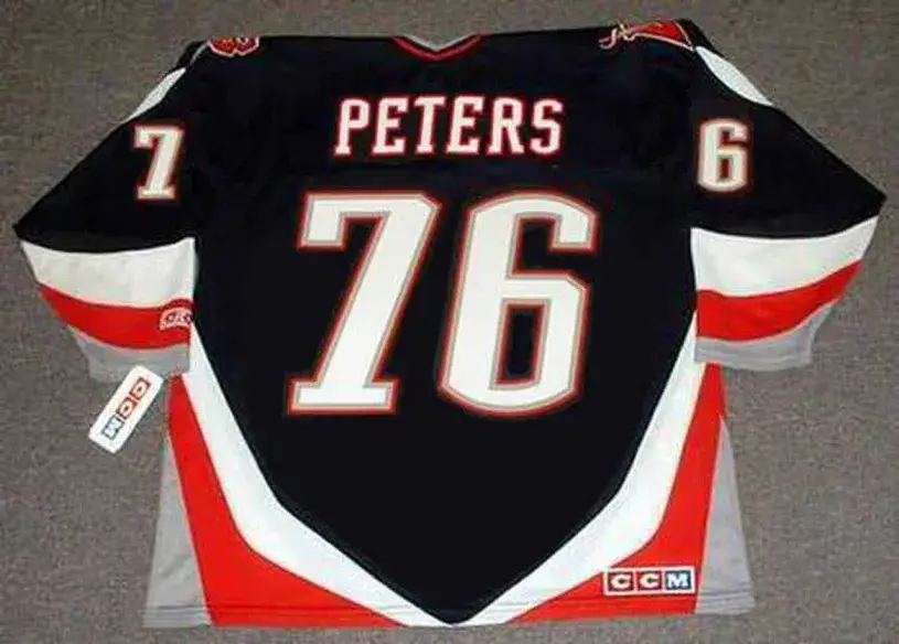 ANDREW PETERS Buffalo Sabres 2005 Home CCM Throwback NHL Hockey Jersey 