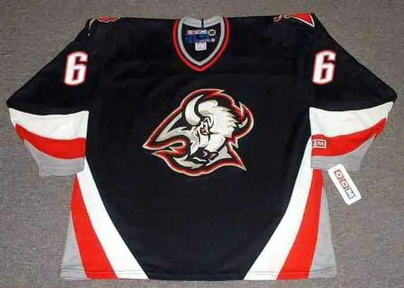 BOB BOUGHNER Buffalo Sabres 1996 CCM Vintage NHL Throwback Jersey