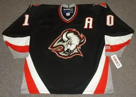 BRAD MAY Buffalo Sabres 1997 Away CCM Vintage NHL Throwback Jersey