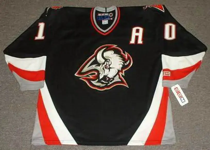BRAD MAY Buffalo Sabres 1997 Away CCM Vintage NHL Throwback Jersey