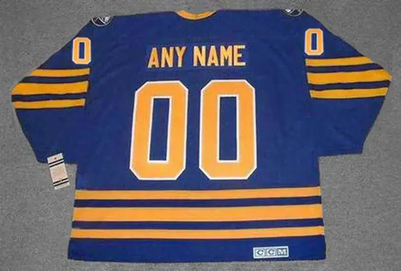 BUFFALO SABRES 1980’s Away CCM Throwback Jersey Customized “Any Name & Number(s)” 