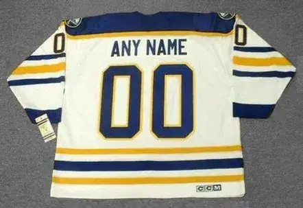 BUFFALO SABRES 1980’s Home CCM Throwback Jersey Customized “Any Name & Number(s)” 