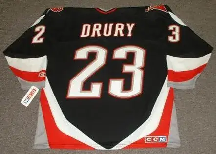 CHRIS DRURY Buffalo Sabres 2005 Home CCM Vintage NHL Throwback Jersey 