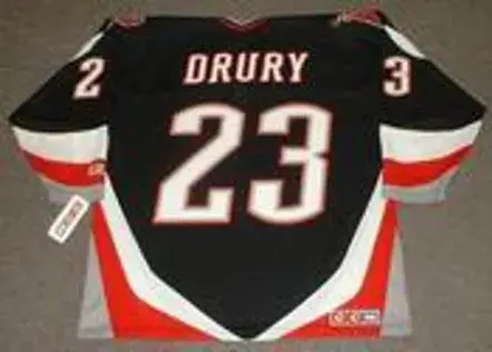 CHRIS DRURY Buffalo Sabres 2005 Home CCM Vintage NHL Throwback Jersey 