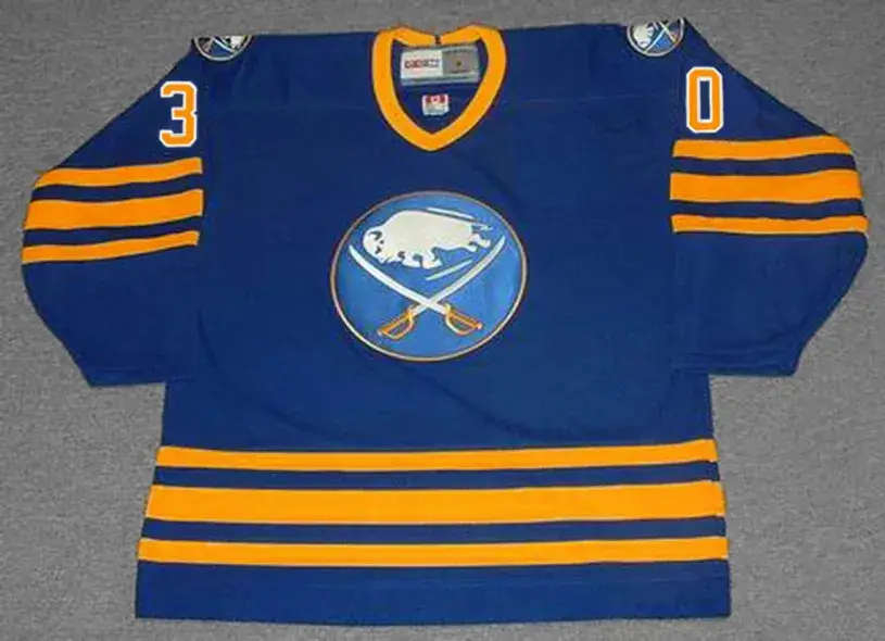 CLINT MALARCHUK Buffalo Sabres 1990 Away CCM Throwback NHL Hockey Jersey