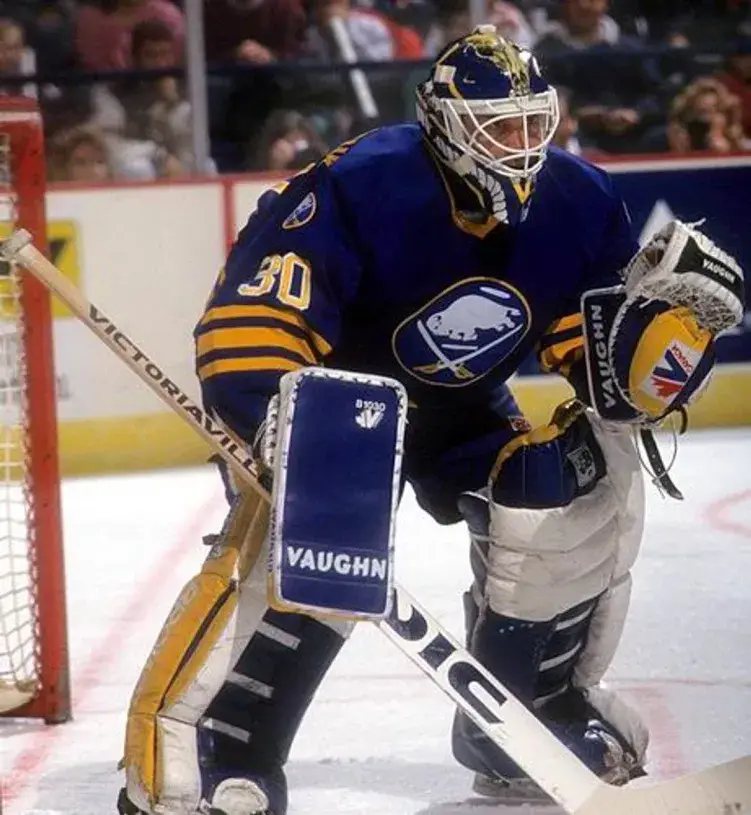 CLINT MALARCHUK Buffalo Sabres 1990 Away CCM Throwback NHL Hockey Jersey 