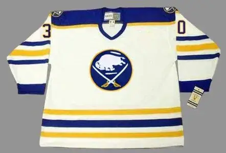 CLINT MALARCHUK Buffalo Sabres 1990 Home CCM Throwback NHL Hockey Jersey